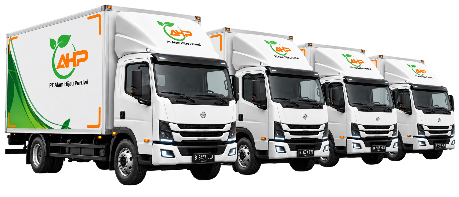 Truk operasional PT Alam Hijau Pertiwi
